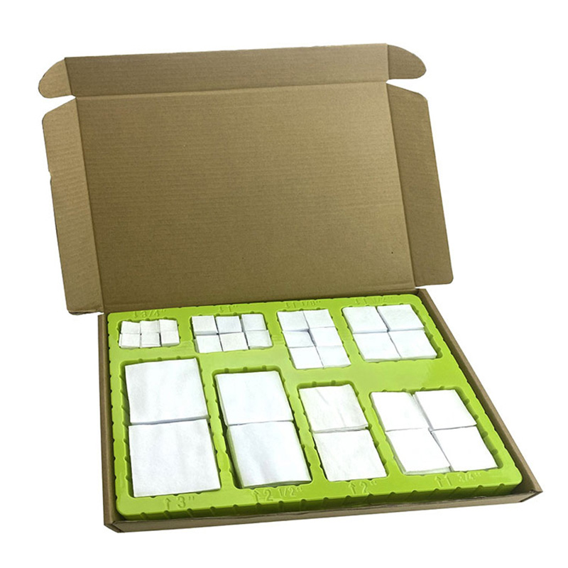 Universal White Cotton Cloth Square Gun Cleaning Patches Blister Box