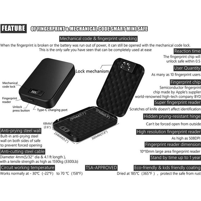 Mechanical Code Exclusive Original Smart Gun Safe