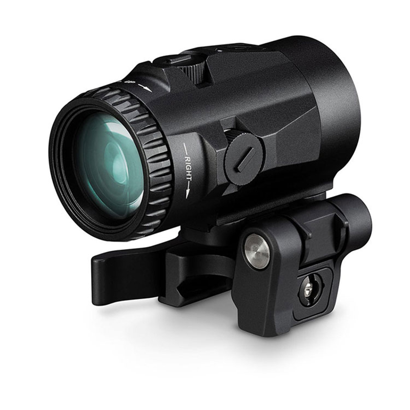 Tactical 3X Magnifier Scopes Optics Hunting Riflescope Sights Red Dot Sight With QD Mount For 20mm Rifle Gun Rail