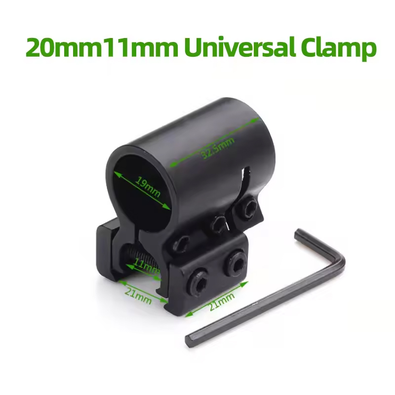 Card Bracket Guide Infrared Strong Light Flashlight Clamp