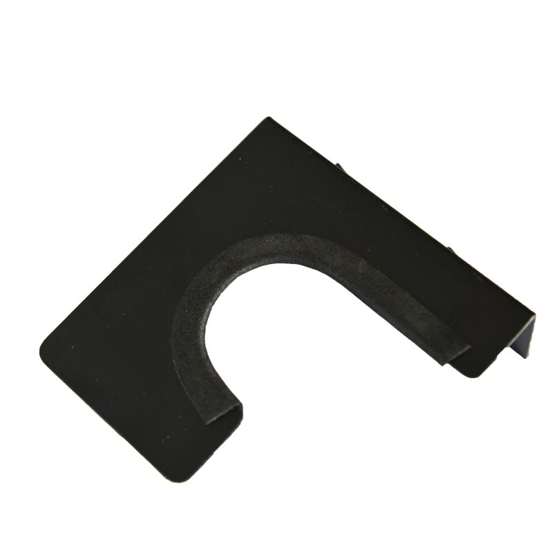 Pure flat hard steel with rubber strap for gun display rack hooks
