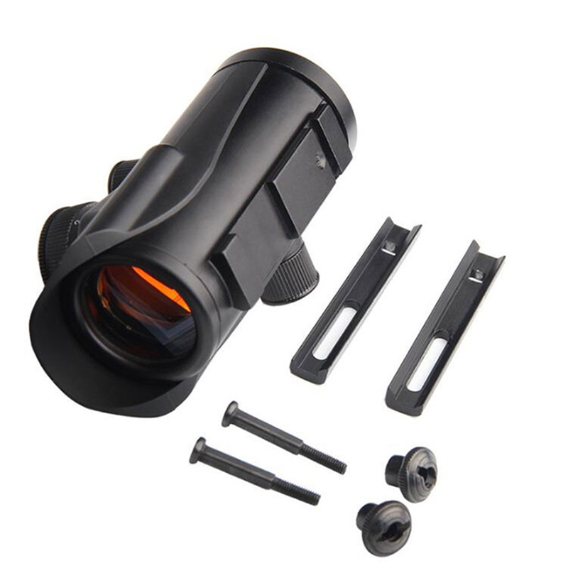 Tactical Hunting 1x30 Red Dot Holographic Sight RGB Dot Sight With 11/20mm Picatinny Weaver Rail Mount