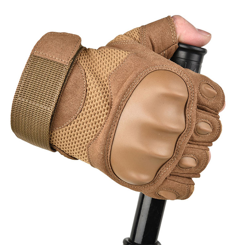 Biking Motorcycle Fingerless Half Finger Gloves Military Gloves Army Tactical Hand Hunting Gloves