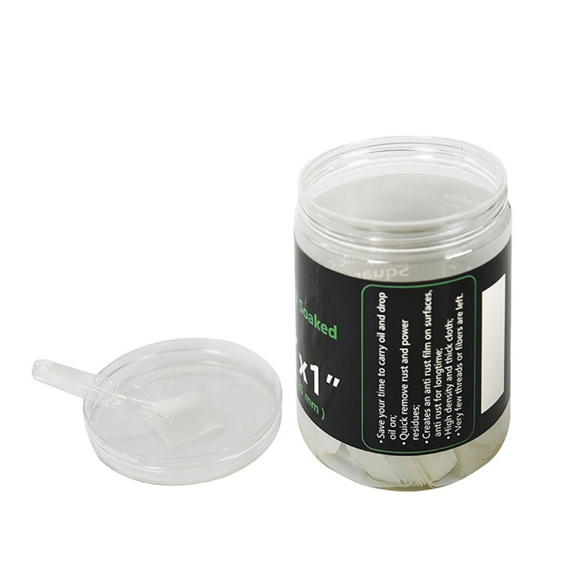 Synthetic Cotton Oil Saturated Gun Cleaning Patches