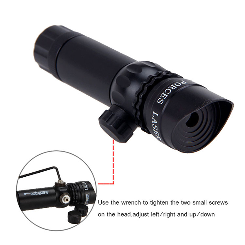 Tactical Adjustment Switch Laser Sight Compact Rifle Gun Green Laser Sight With 2 Mounts Rail For Gun Laser Sight