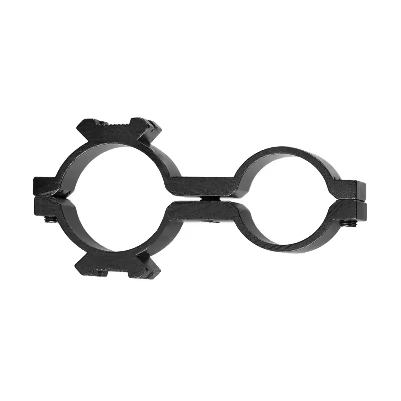 Tactical Universal Dual Ring for Flashlight With Side Base Mount