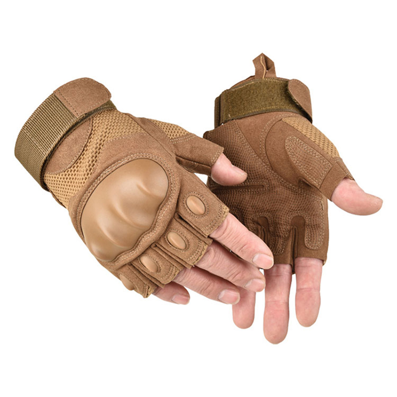 Biking Motorcycle Fingerless Half Finger Gloves Military Gloves Army Tactical Hand Hunting Gloves