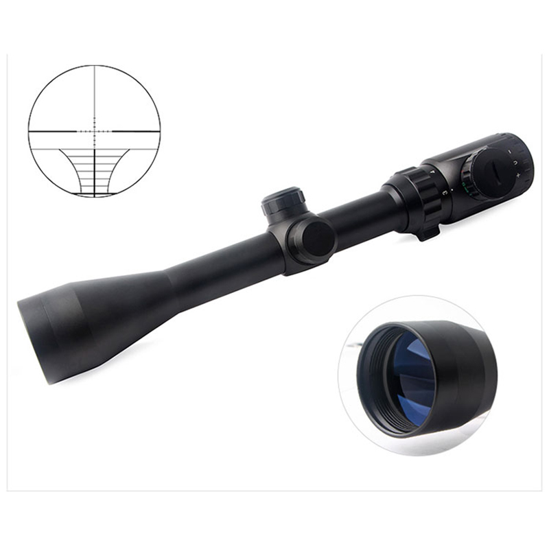 Tactical Shooting Sniper Hunting Scope Red Green Illuminated Reticle Sight Riflescope 3-9x40e Hunting Rifle Scope for Rifle