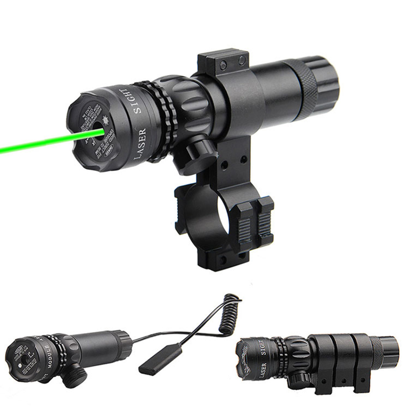 Tactical Outdoor Hunting Shooting Rifle Pistol Glock Picatinny Rail Mount Green Dot Sight laser scope For pistol