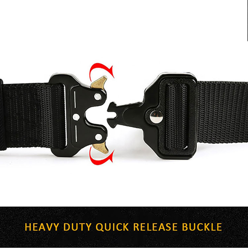 Quick release buckle adjustable tactical waistband